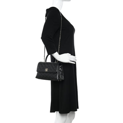 Chanel Caviar Quilted Mini Coco Handle Flap Black 2 of 11