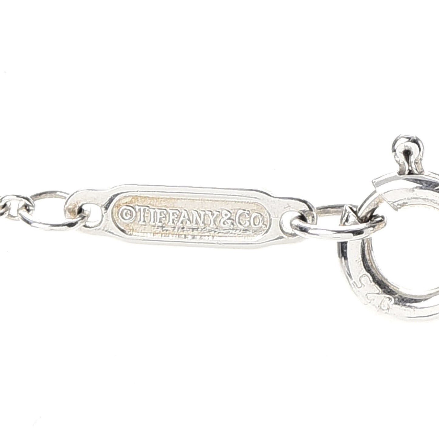 Sterling Silver Notes Heart Tag Charm Necklace