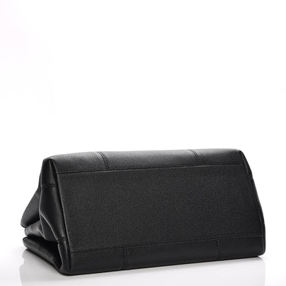 Bottega Veneta Cervo Medium Roma Tote Nero Black 4 of 8