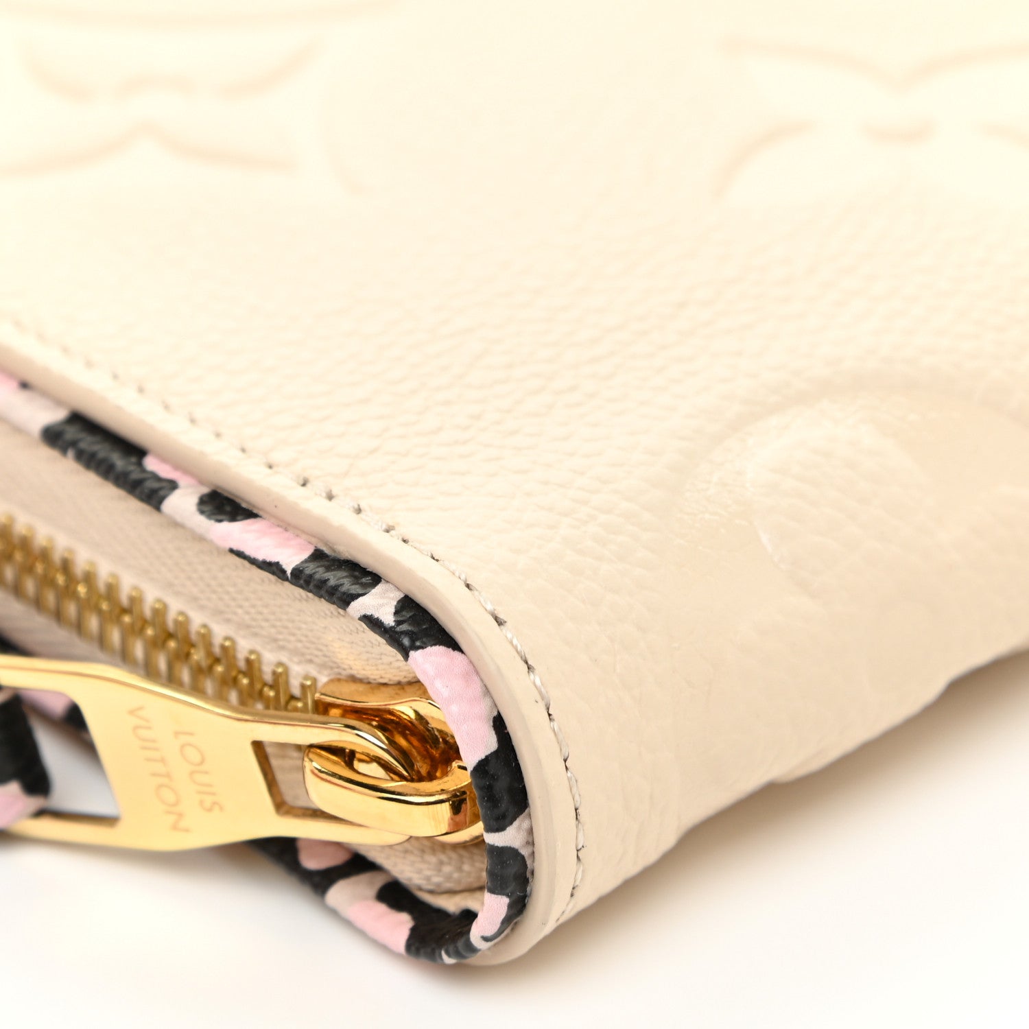 Louis Vuitton Empreinte Monogram Giant Wild At Heart Zippy Wallet Creme 8 of 10
