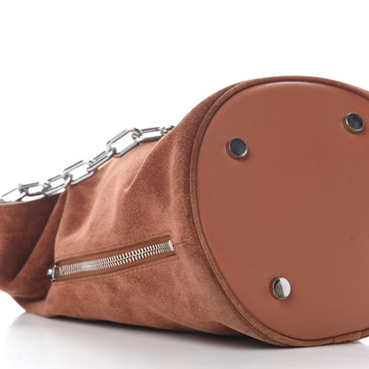 Alexander Wang Suede Attica Chain Dry Sack Bucket Bag Terracotta 6 of 7