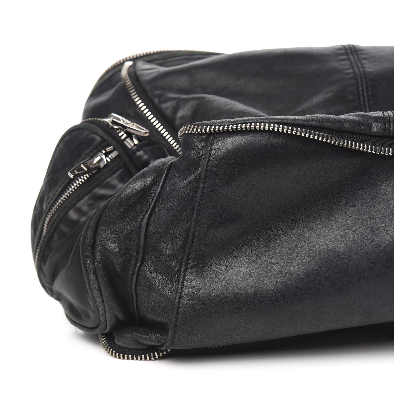 Alexander Wang Washed Lambskin Jane Black 7 of 8