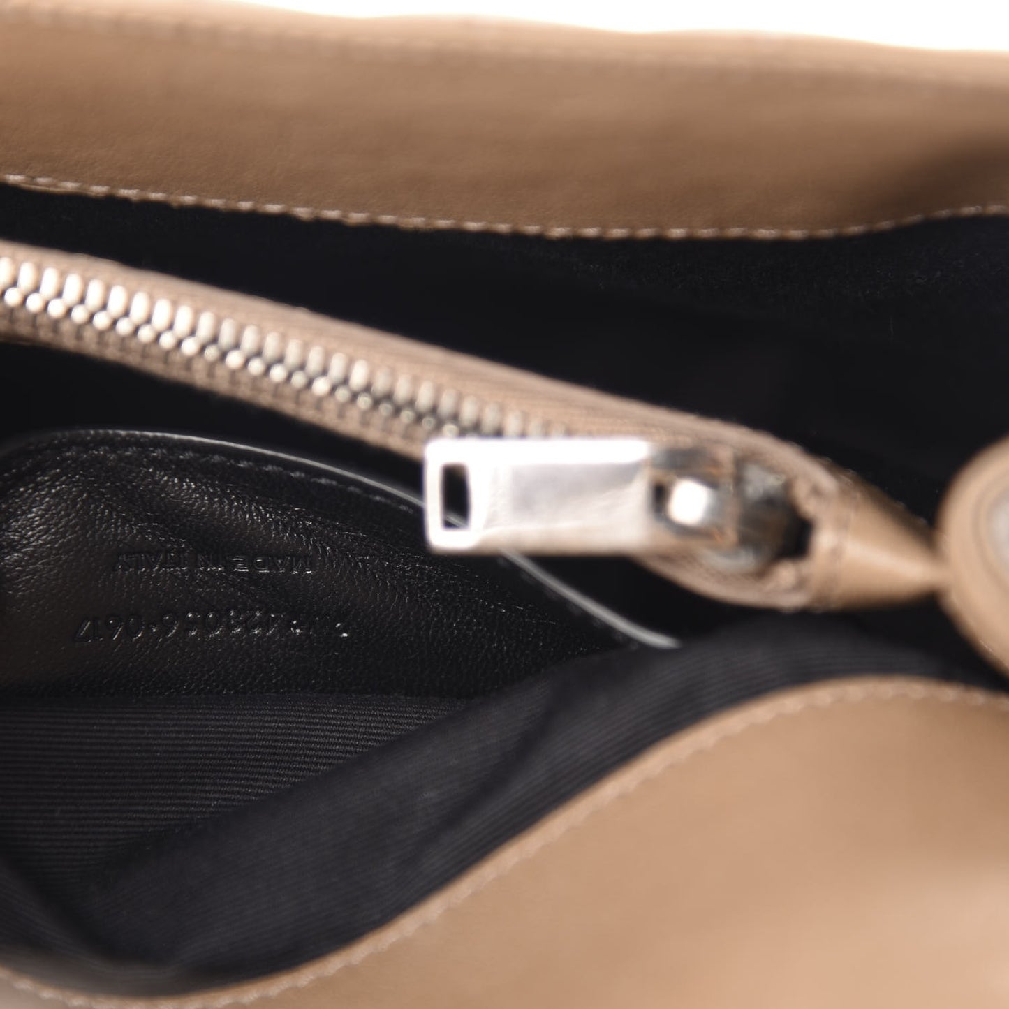 Sheepskin Matelasse Chevron Monogram Medium College Bag Fard