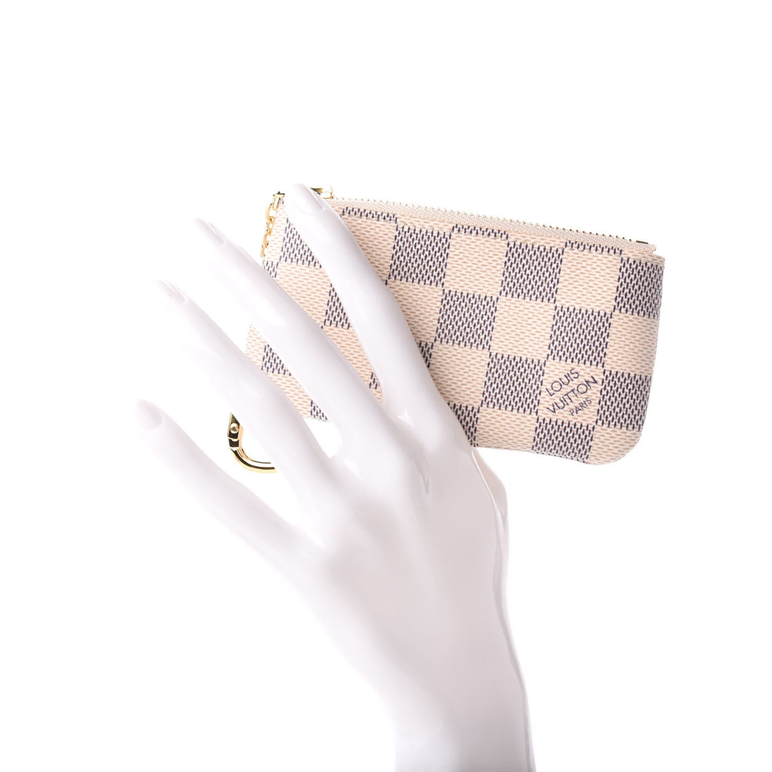 Louis Vuitton Damier Azur Key Pouch 2 of 7