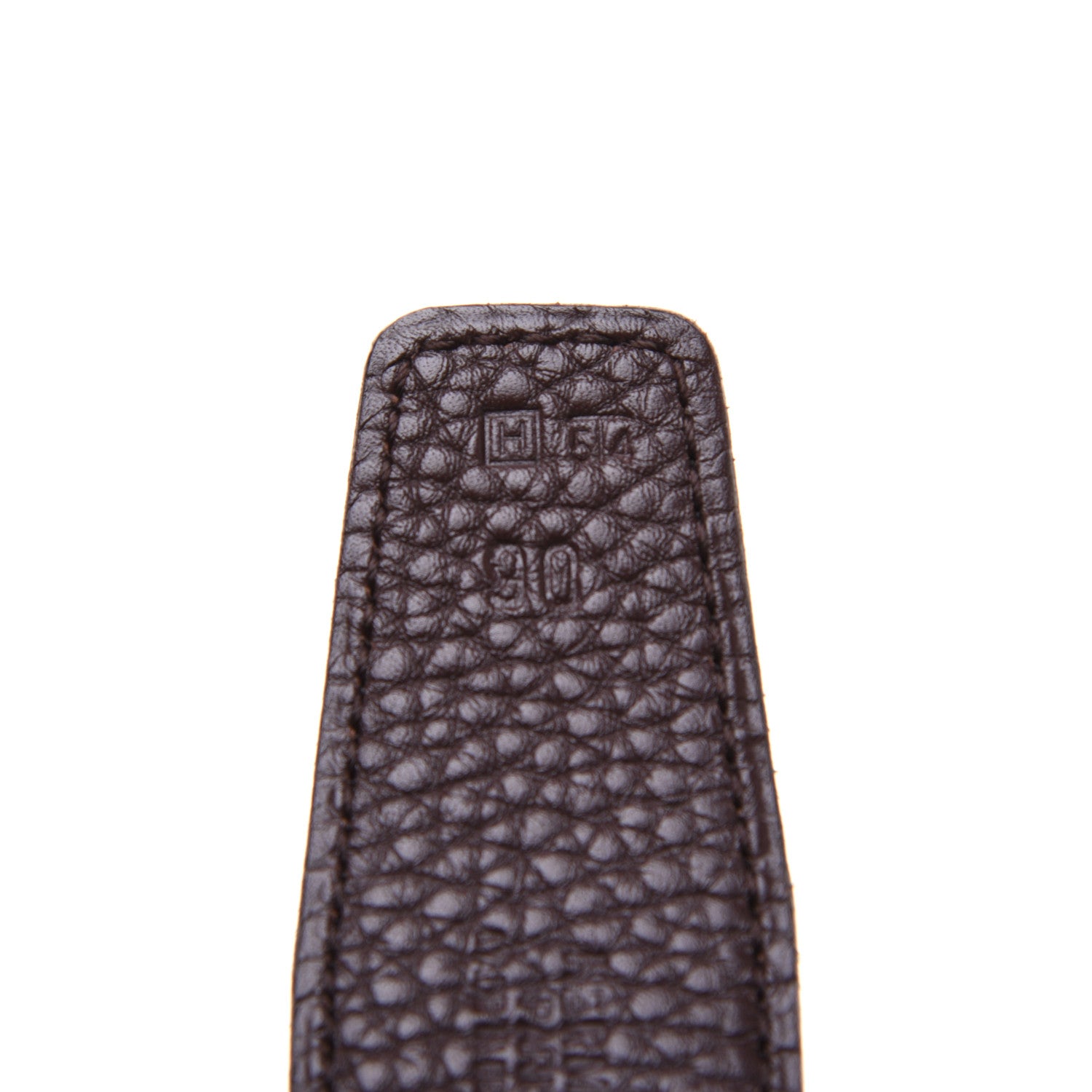 Hermes Box Togo 32mm H Belt 90 Black Chocolate 4 of 7