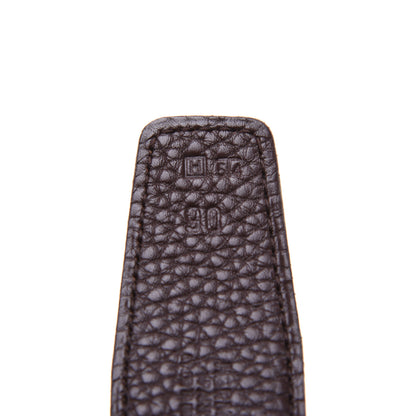 Hermes Box Togo 32mm H Belt 90 Black Chocolate 4 of 7