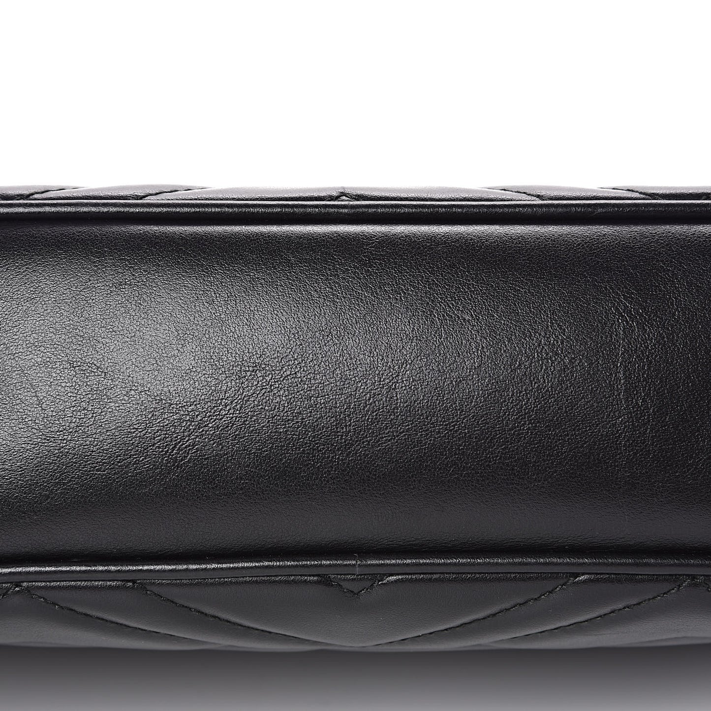 Calfskin Matelasse Small GG Marmont Chain Shoulder Bag Black