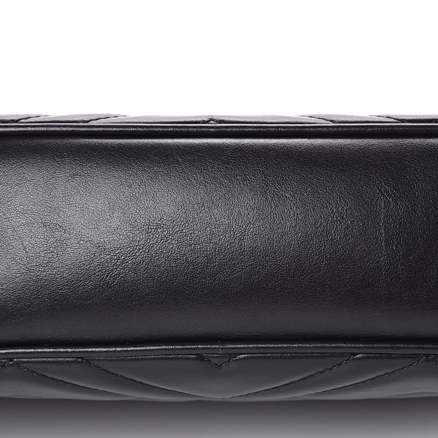 Gucci Calfskin Matelasse Small GG Marmont Chain Shoulder Bag Black 10 of 14