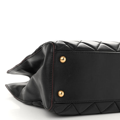 Chanel Calfskin Quilted Perfect Edge Tote Black 9 of 12