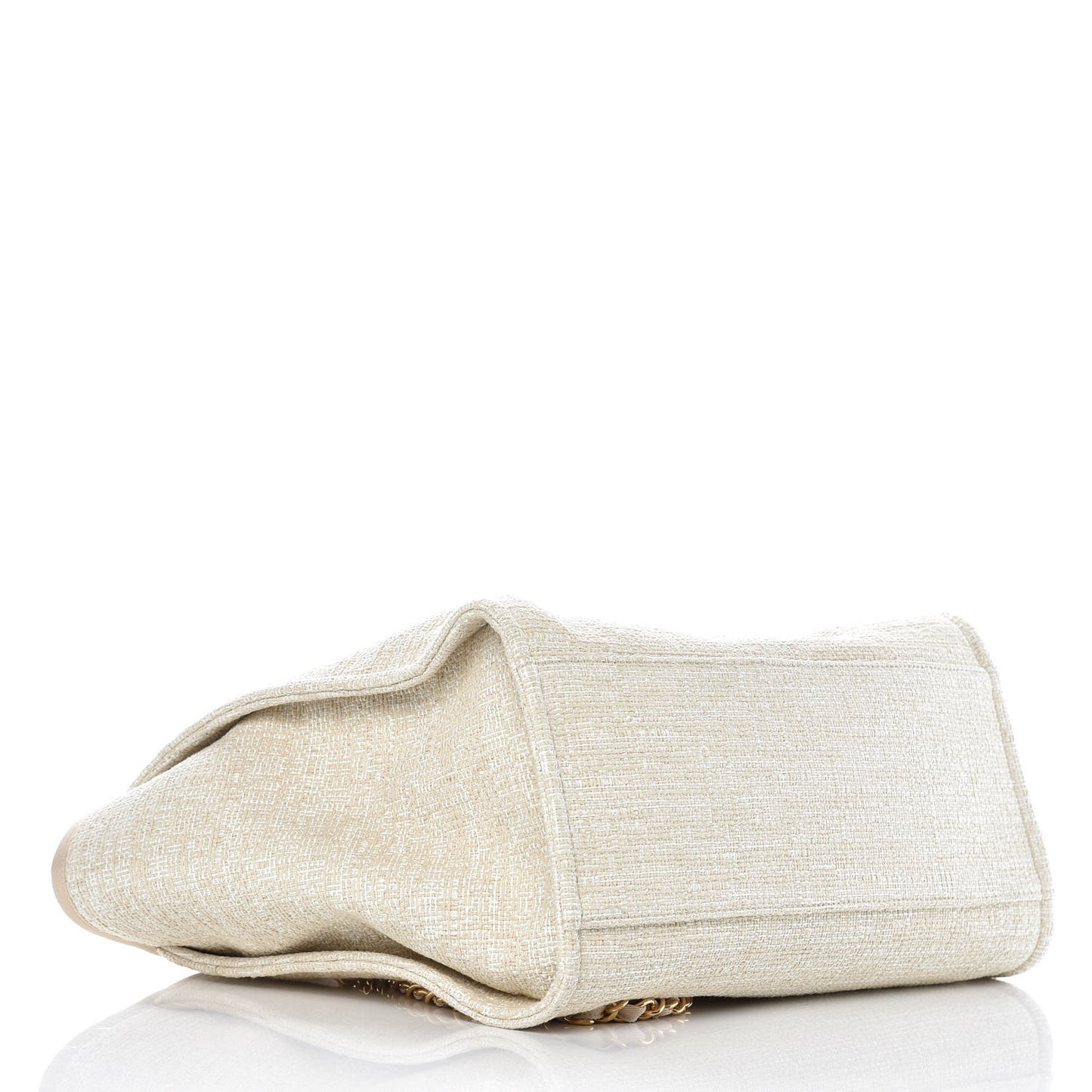 Canvas Large Deauville Tote Light Beige