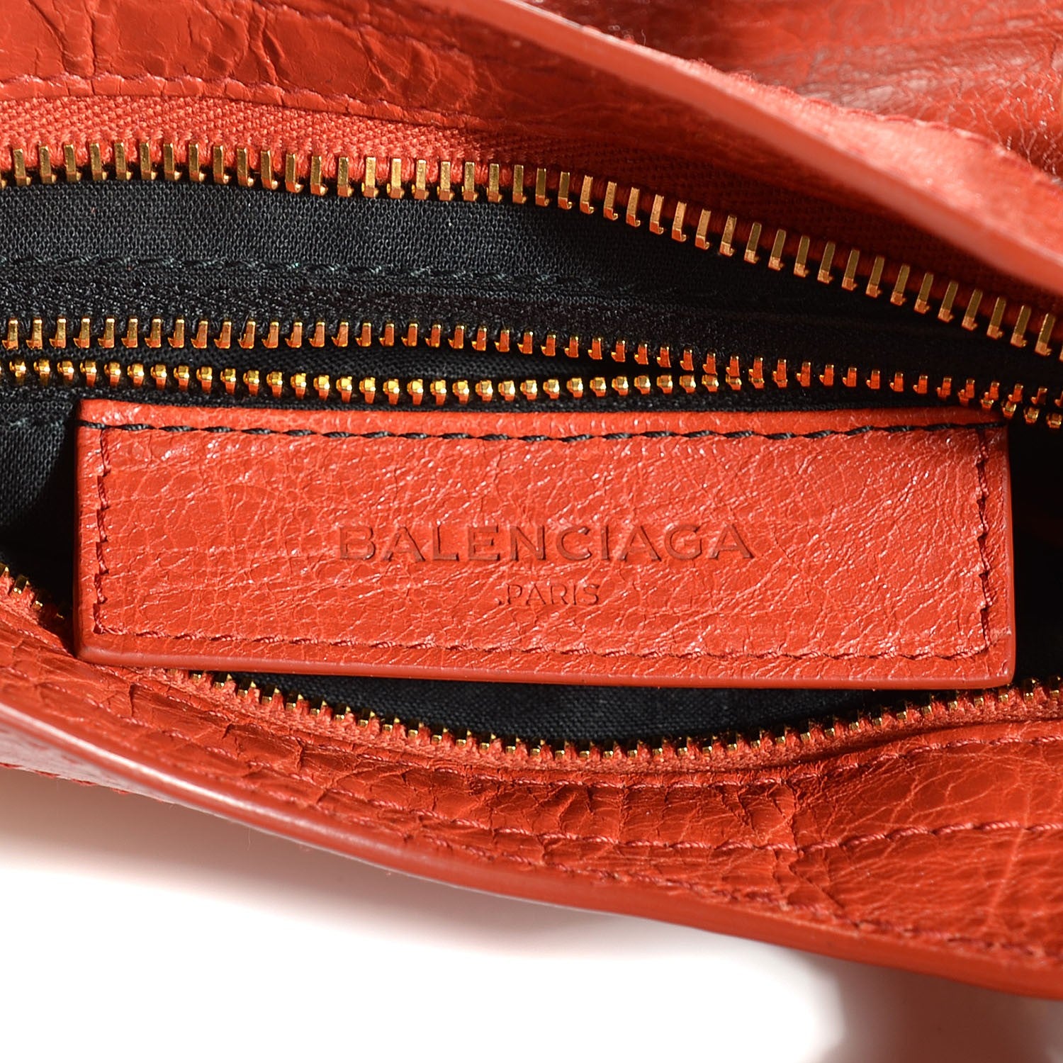 Balenciaga Agneau Giant 12 Gold Hardware Mini City Rouge Ambre 7 of 13