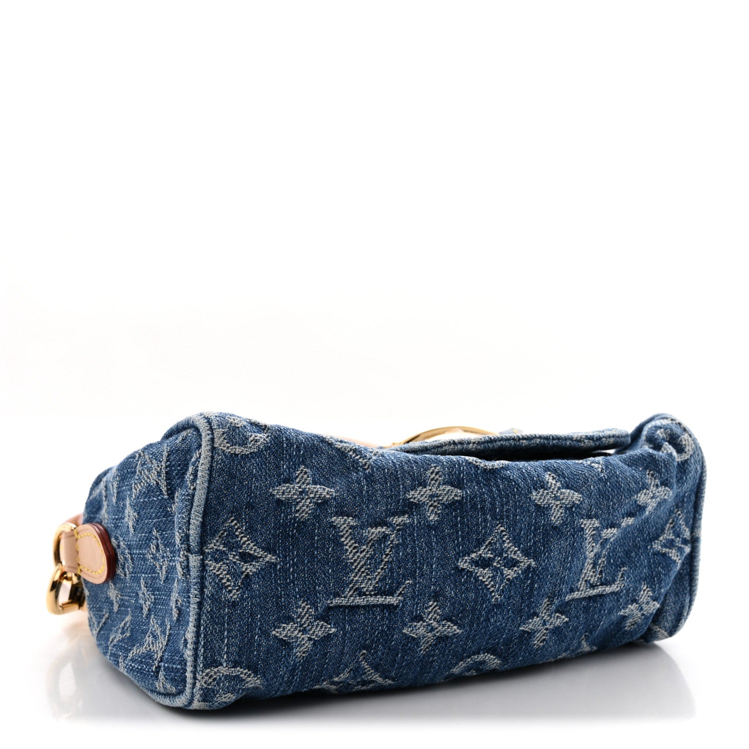 Louis Vuitton Monogram Denim Nano Speedy Blue 4 of 10