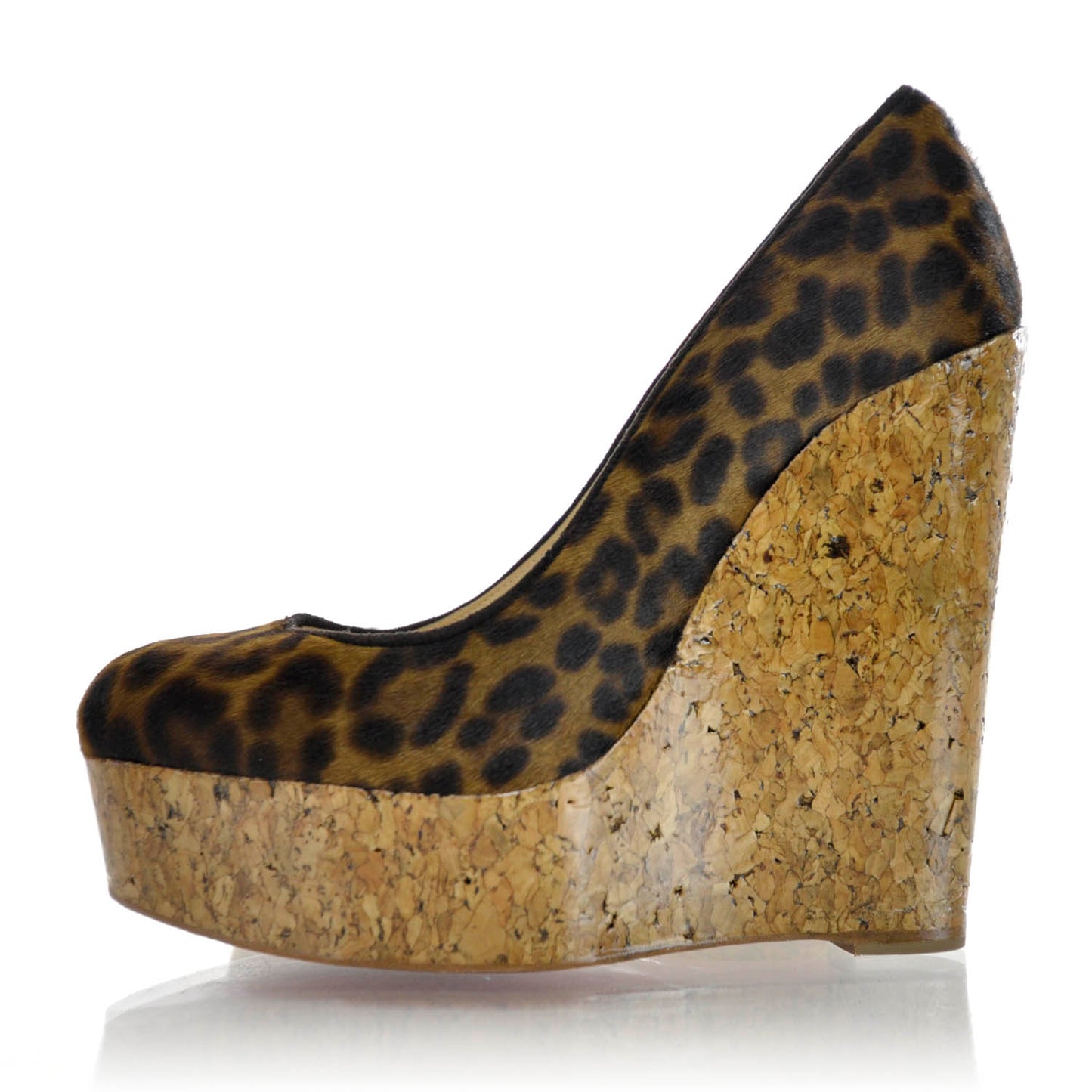 Leopard Pony Hair Coroclic 140 Wedges 37.5