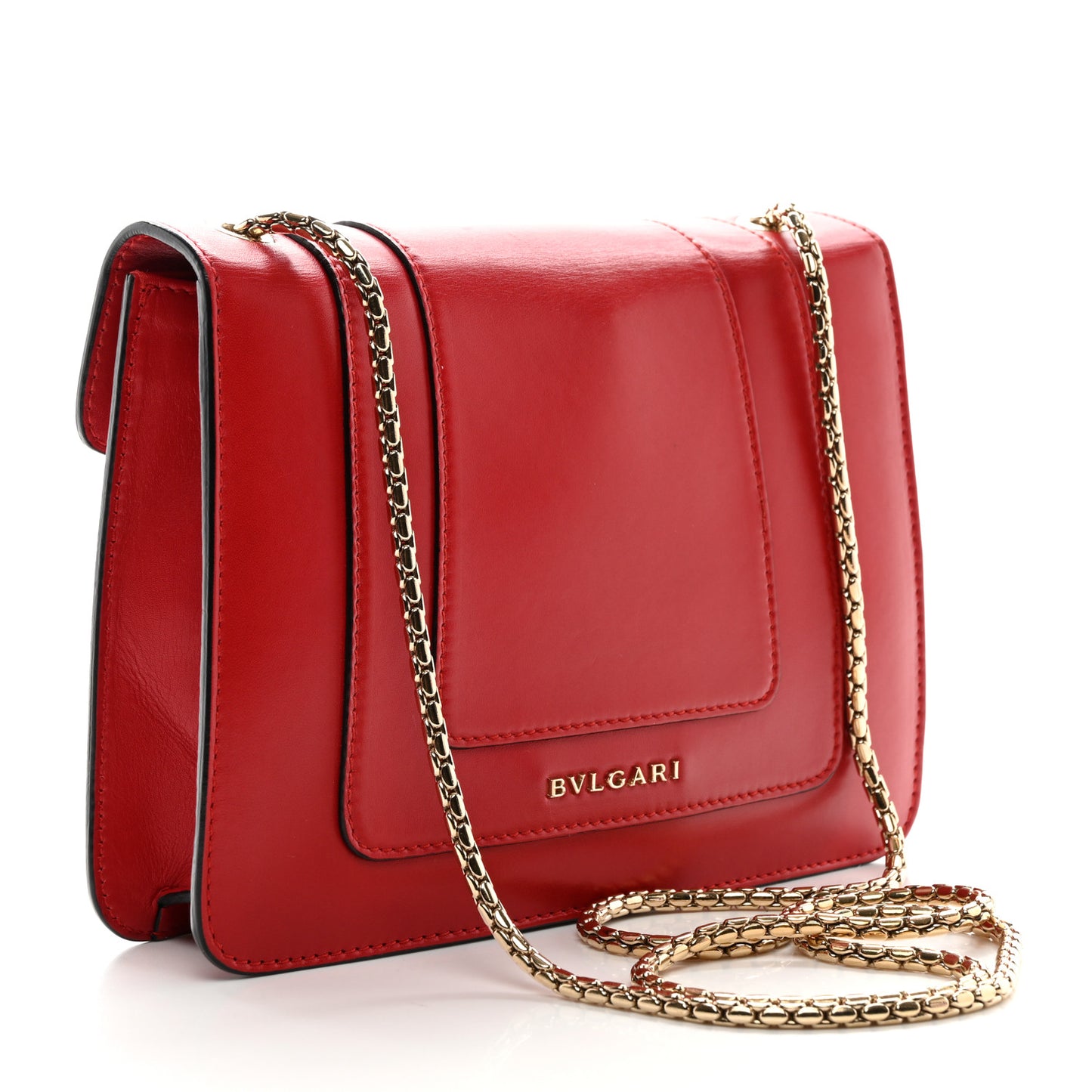 Calfskin Serpenti Forever Crossbody Bag Red