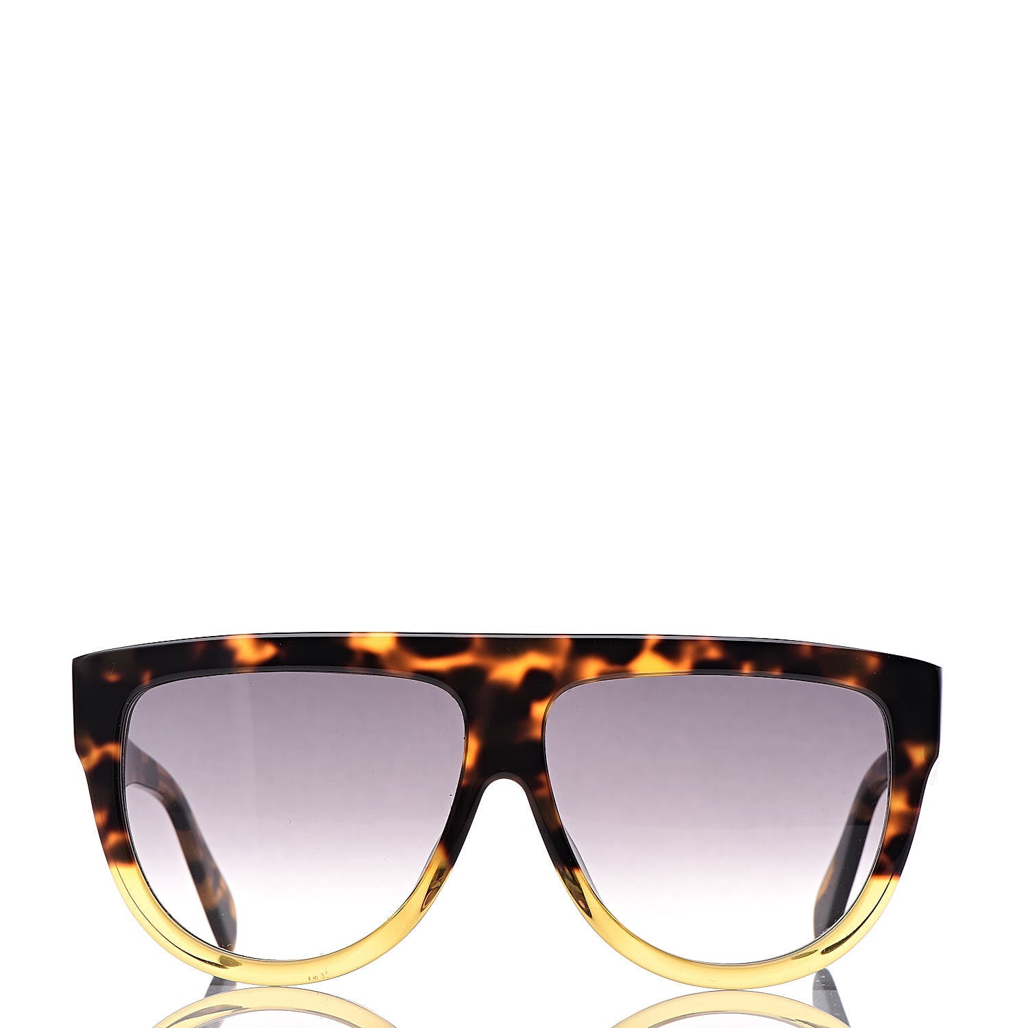 Celine Acetate Aviator Sunglasses CL 40001F Havana 2 of 6