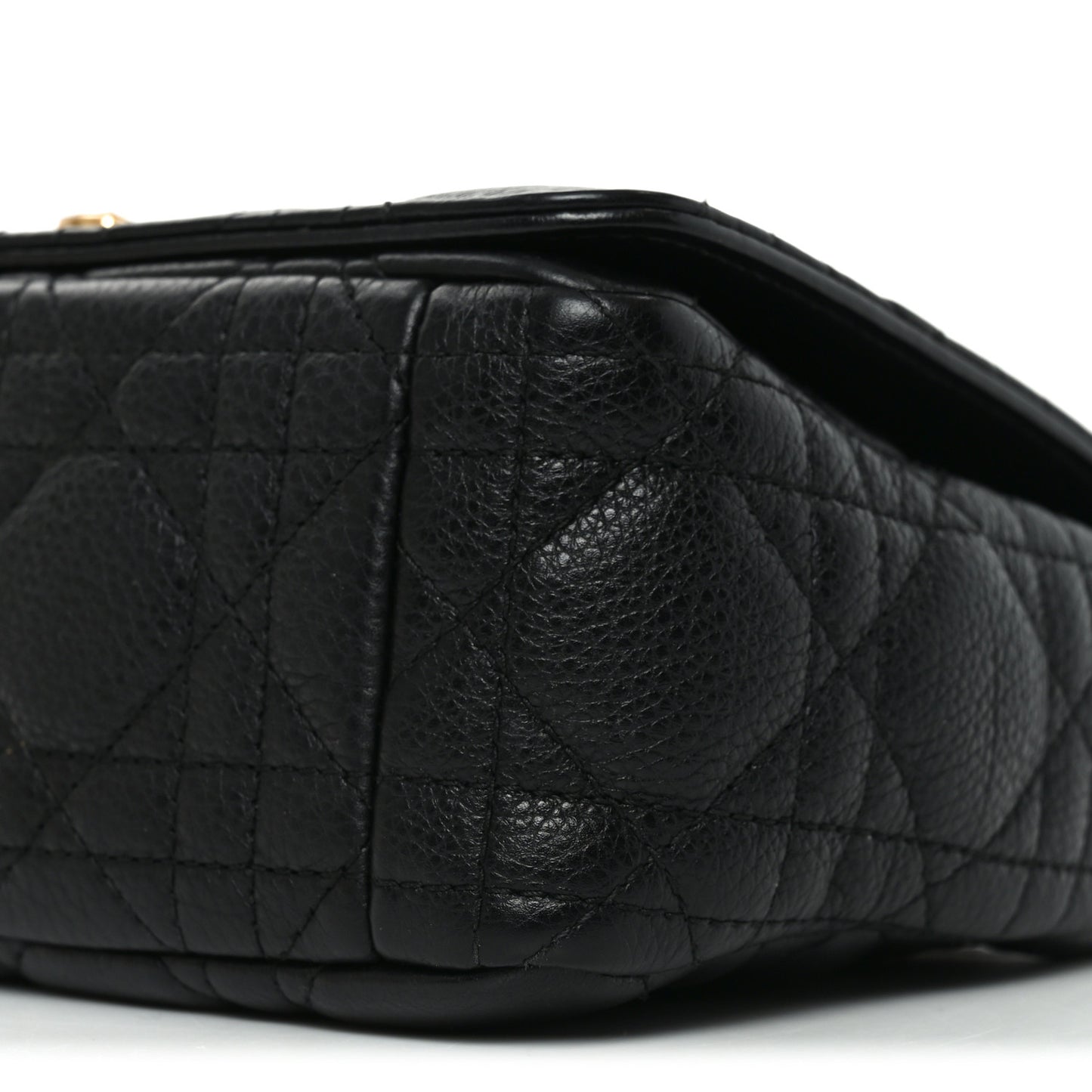 Calfskin Cannage Small Caro Bag Black