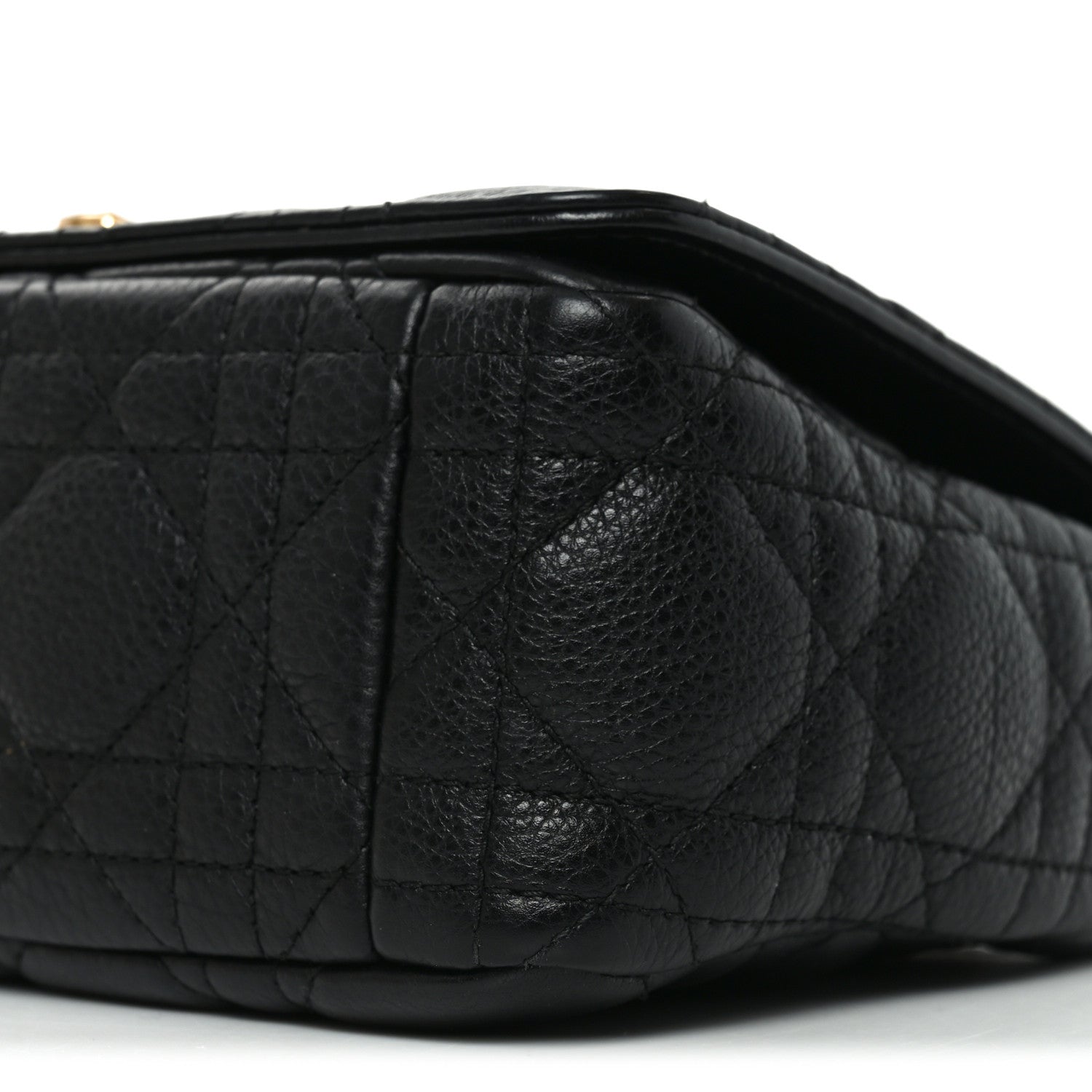 Christian Dior Calfskin Cannage Small Caro Bag Black 10 of 10