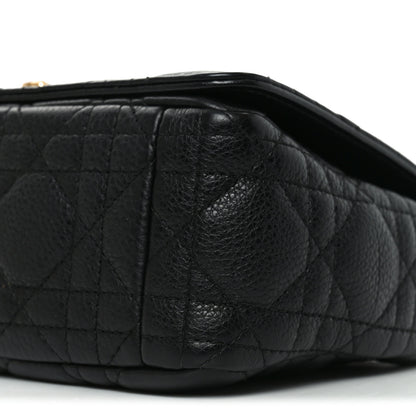 Christian Dior Calfskin Cannage Small Caro Bag Black 10 of 10