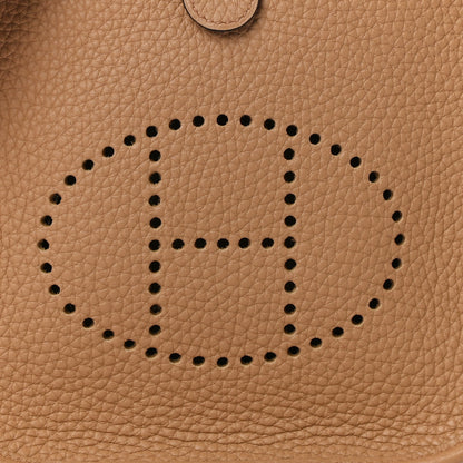 Hermes Taurillon Clemence Amazone Evelyne TPM Chai 7 of 10