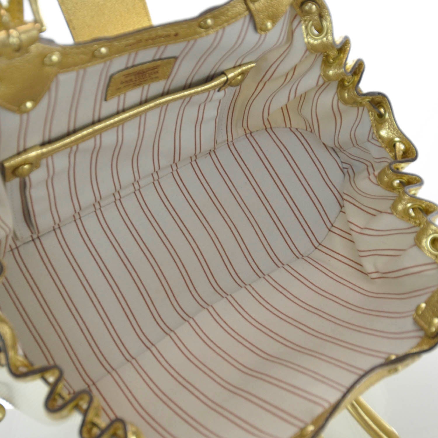 Louis Vuitton Antigua Theda GM Gold White 4 of 6