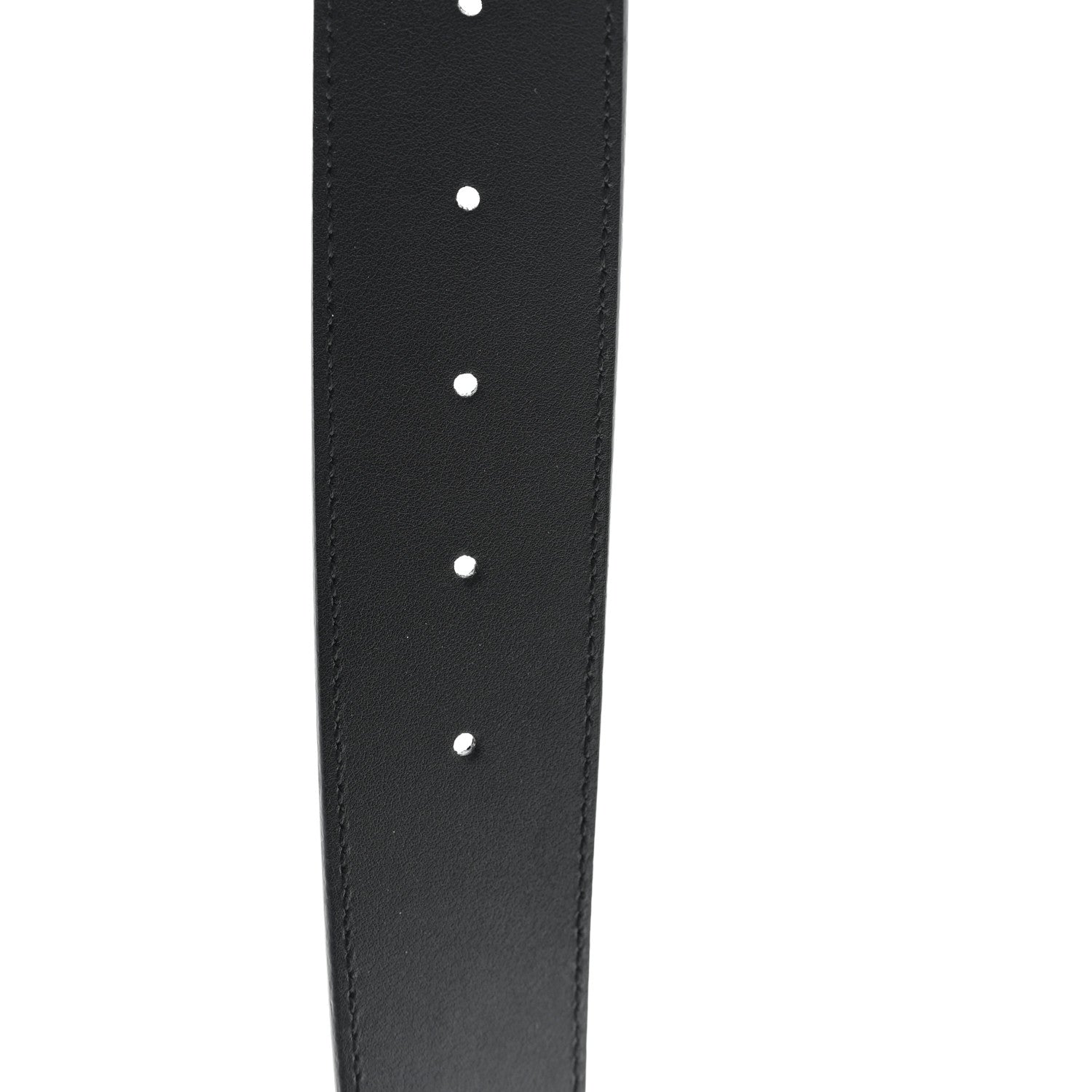 Gucci Textured Calfskin Double G 40mm Belt 95 38 Black 4 of 4