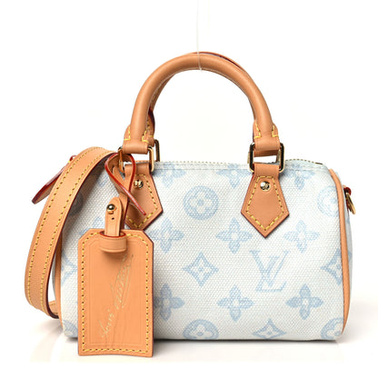 Louis Vuitton Monogram Origine Nano Speedy Bleu Courrier 1 of 10