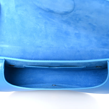 Christian Dior Box Calfskin East West Bobby Bag Reef Blue 5 of 10