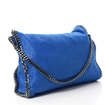 Stella McCartney Shaggy Deer Falabella Fold Over Tote Bright Blue 4 of 11