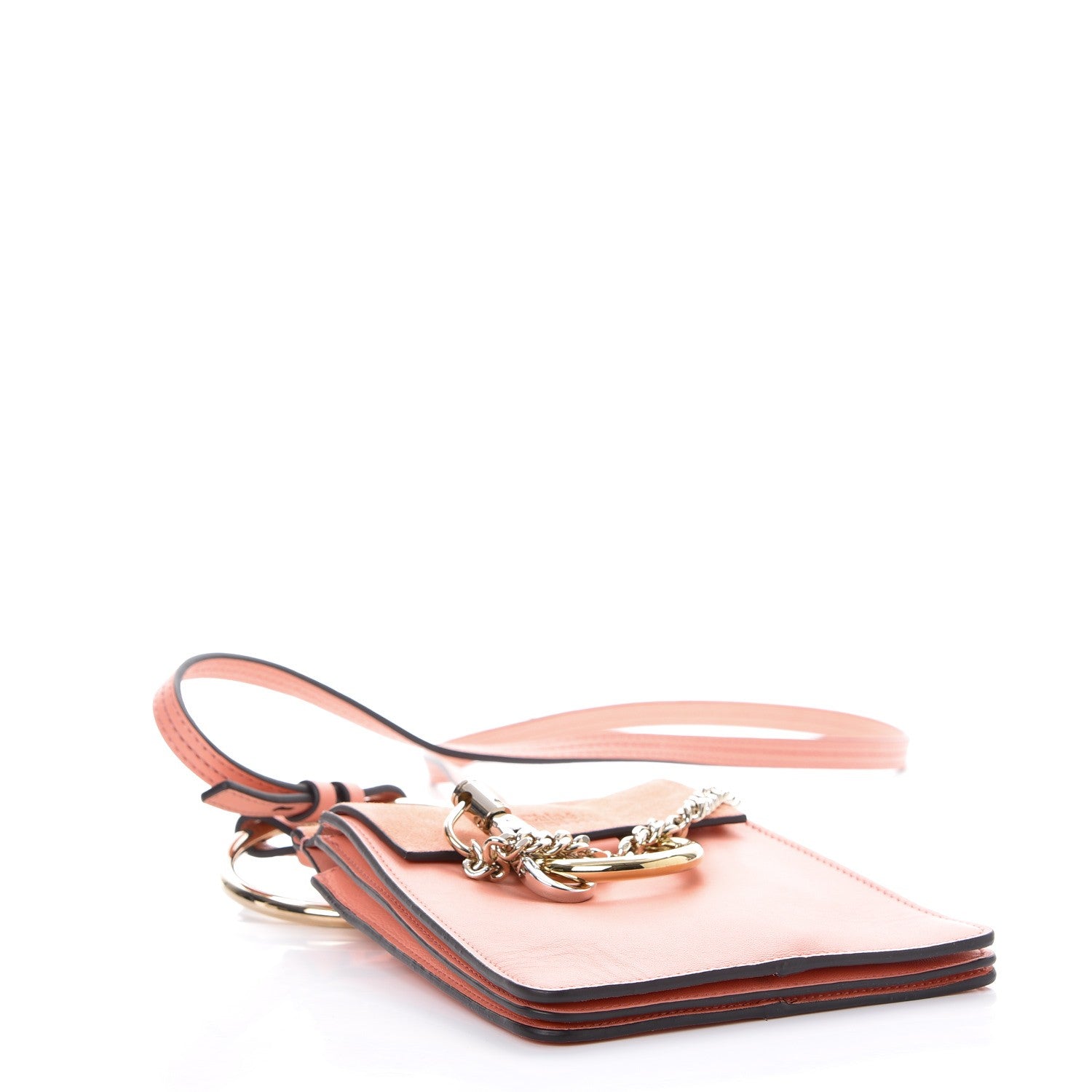 Chloe Suede Calfskin Mini Faye Bracelet Bag Ideal Blush 6 of 8