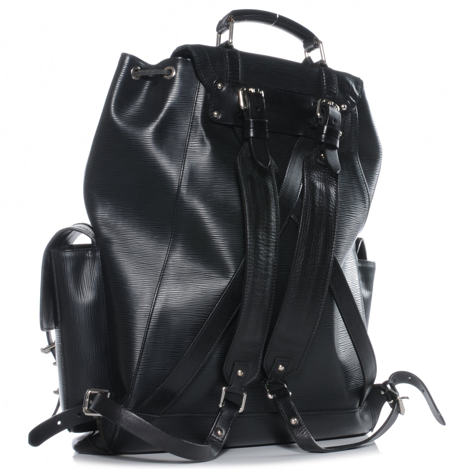 Louis Vuitton Epi Christopher Backpack Black 3 of 7