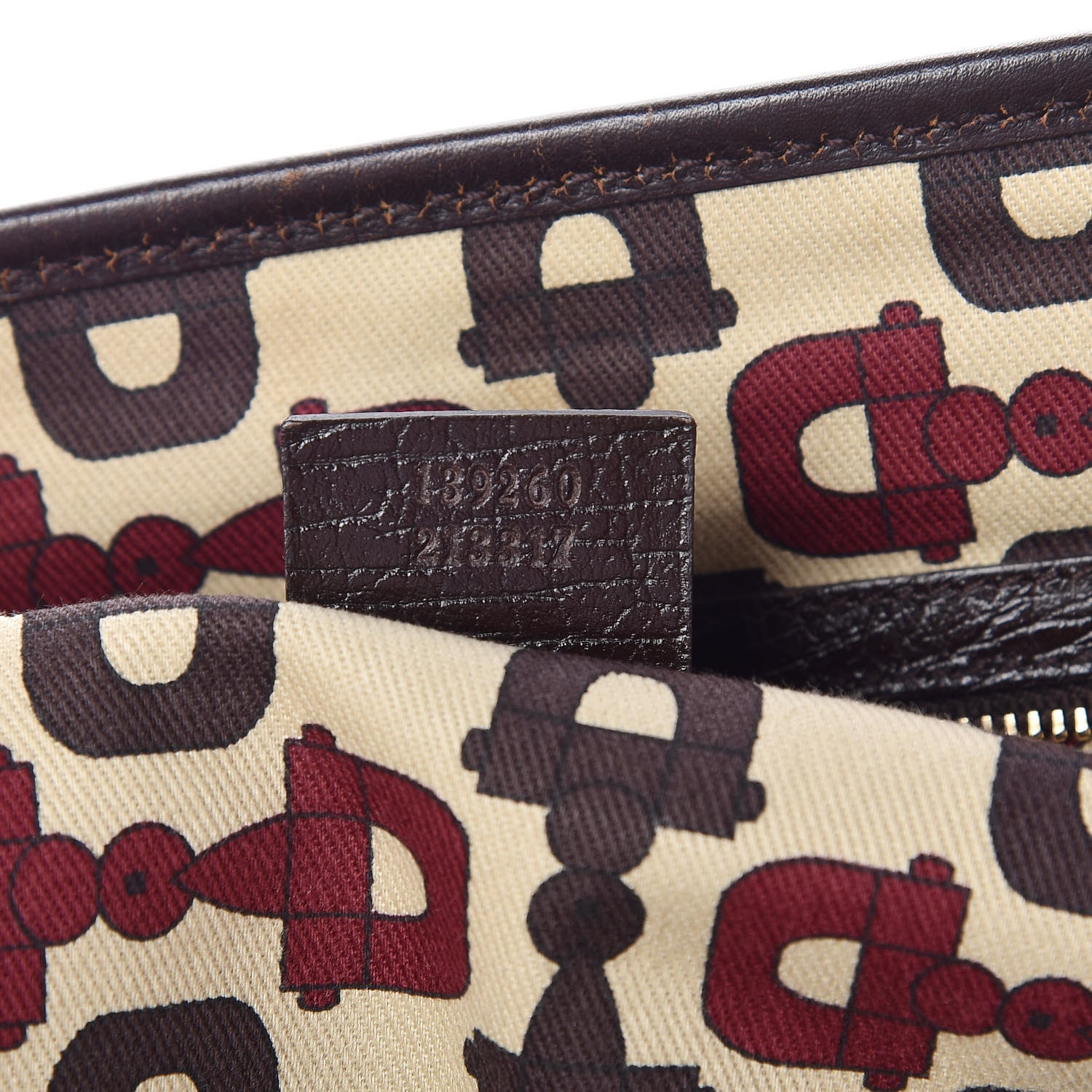 Gucci Monogram Large Jolicoeur Tote Brown 7 of 12