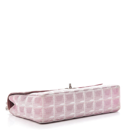 Chanel Nylon Medium Travel Flap Pink 5 of 17
