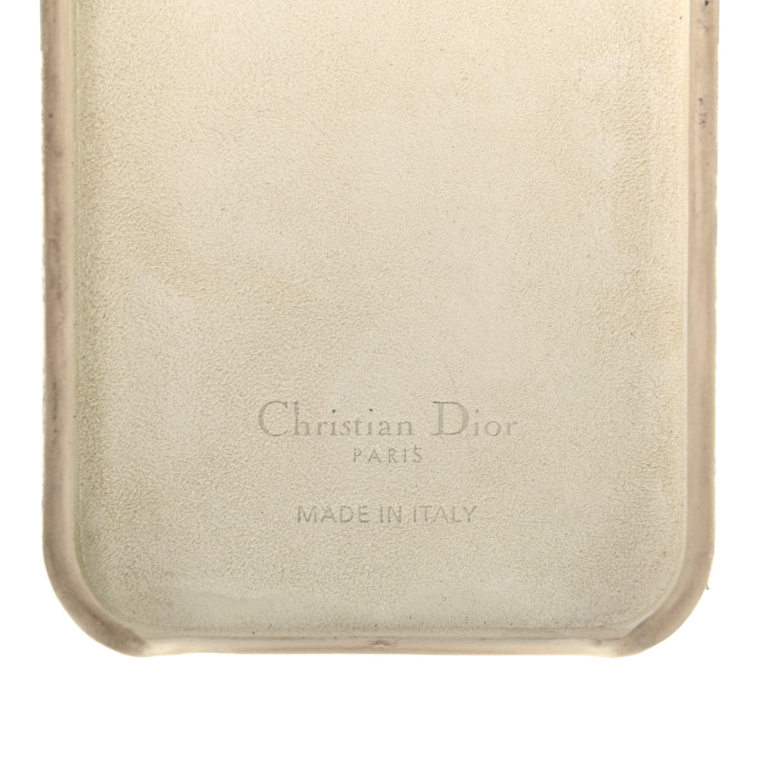 Christian Dior Calfskin Toile De Jouy iPhone 12 Pro Case Grey 4 of 7
