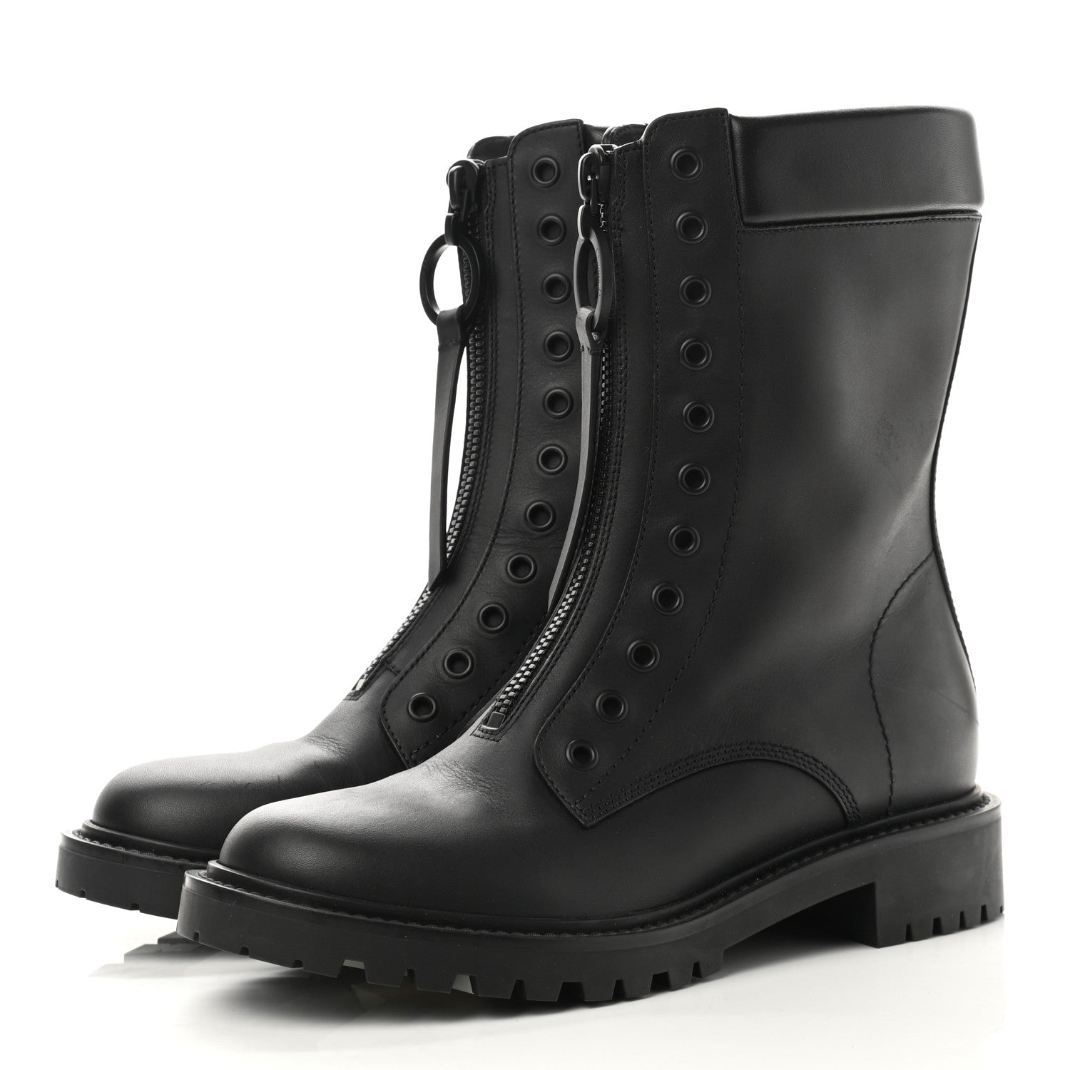 Christian Dior Calfskin Boots 37 Black 3 of 10