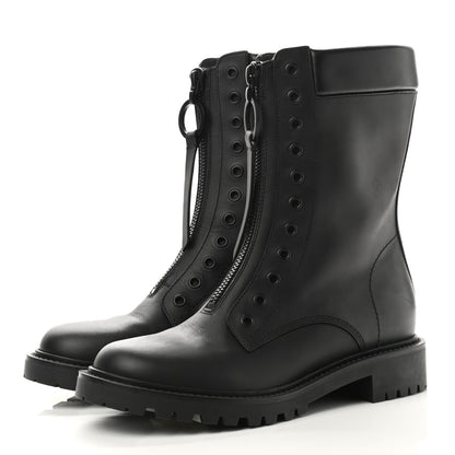 Christian Dior Calfskin Boots 37 Black 3 of 10
