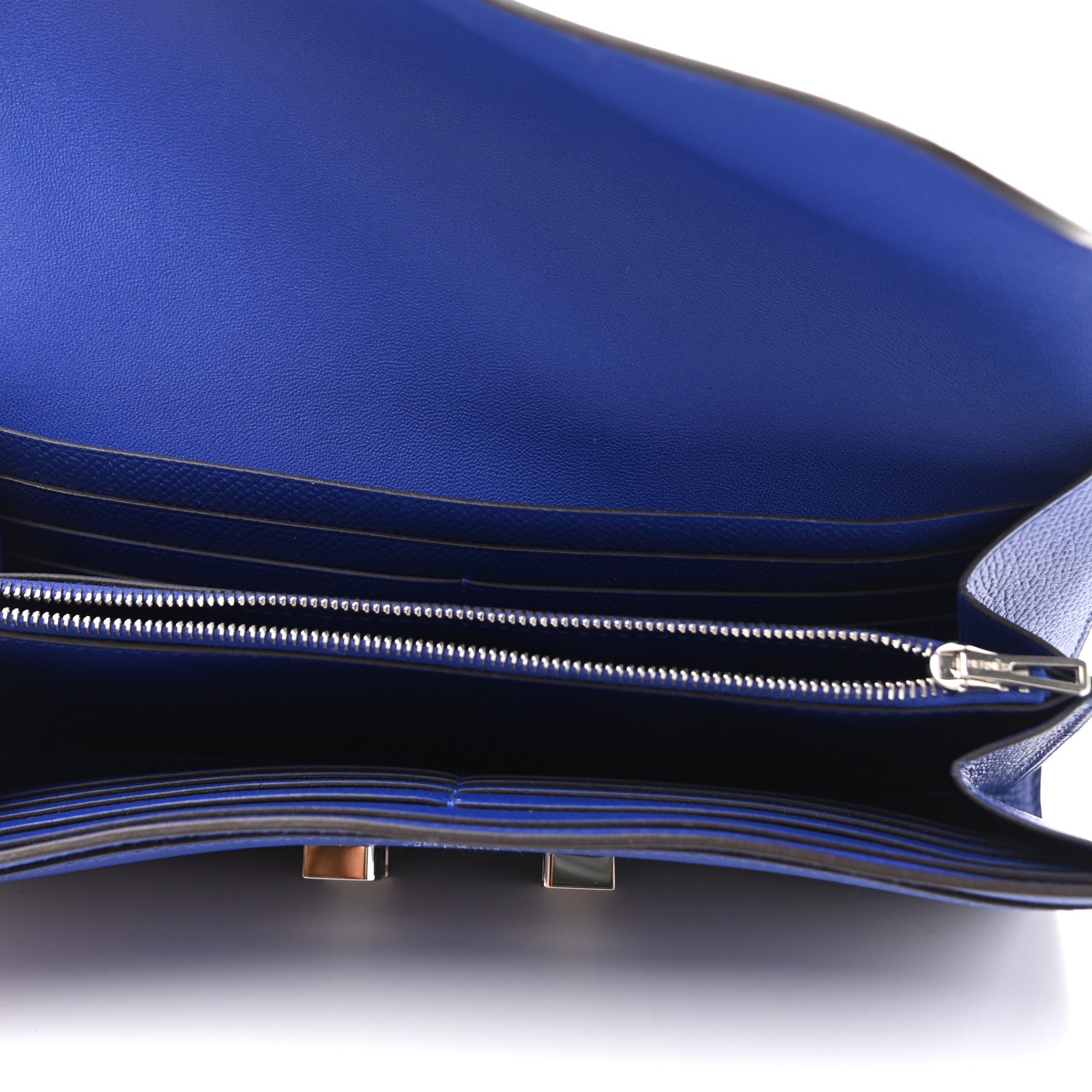 Hermes Epsom Constance Long Wallet Bleu Electrique 5 of 7