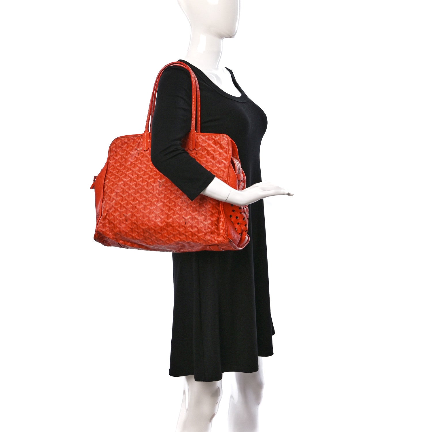 Goyard Goyardine Sac Hardy Pet Carrier PM Orange 2 of 18