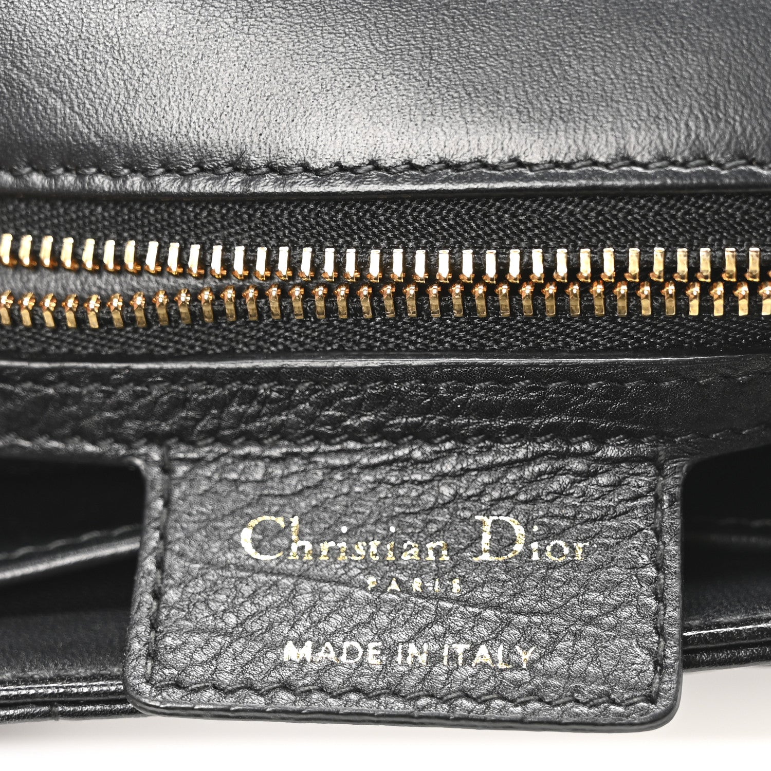Christian Dior Calfskin Cannage Small Caro Bag Black 6 of 11