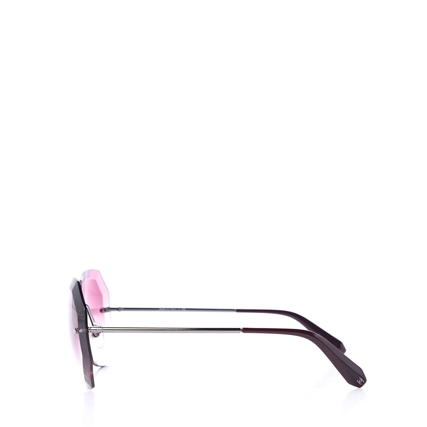 Metal Spring Round Sunglasses 4220 Pink
