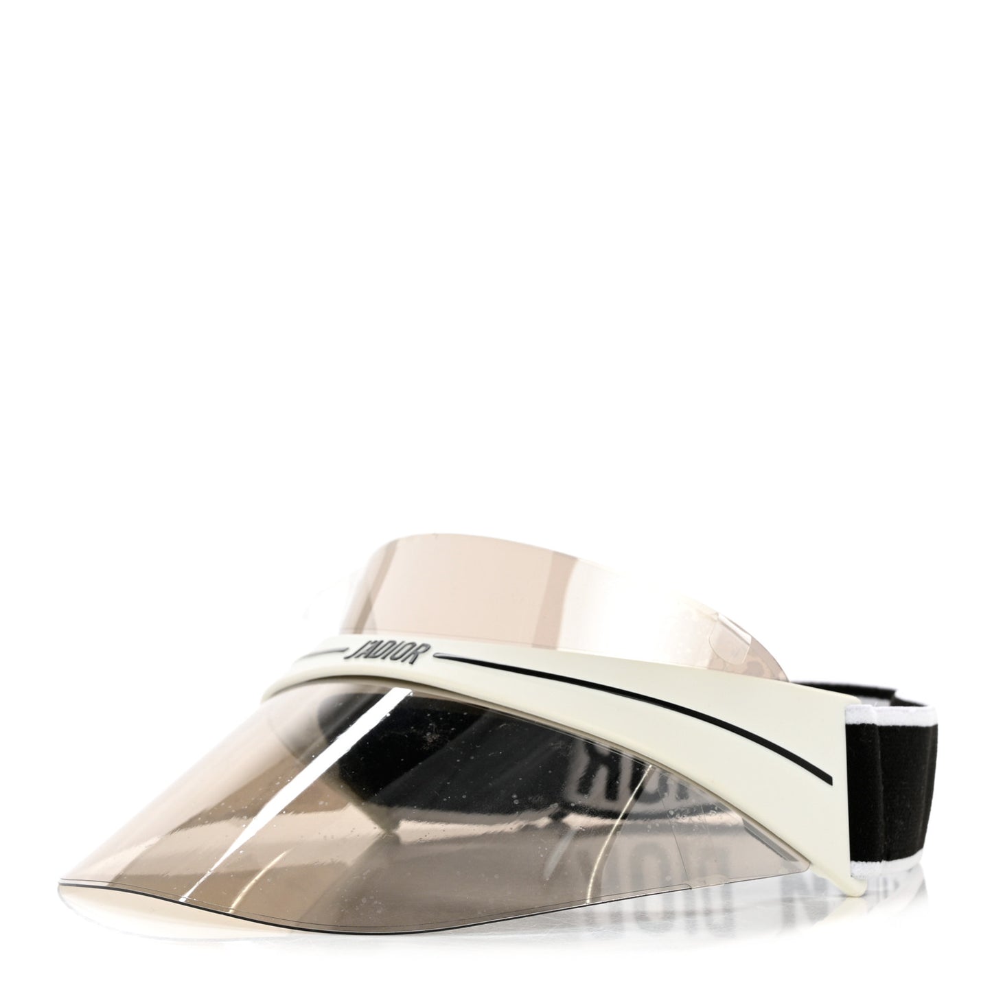 Mirrored DiorClub1 Sun Visor Silver