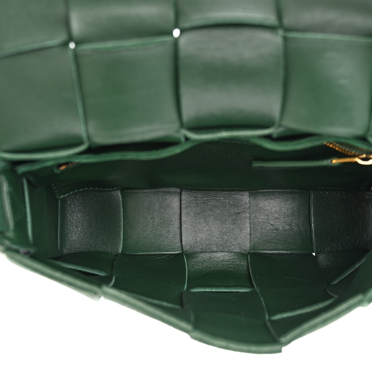 Bottega Veneta Grained Calfskin Maxi Intrecciato Cassette Crossbody Bag Raintree Green 5 of 11