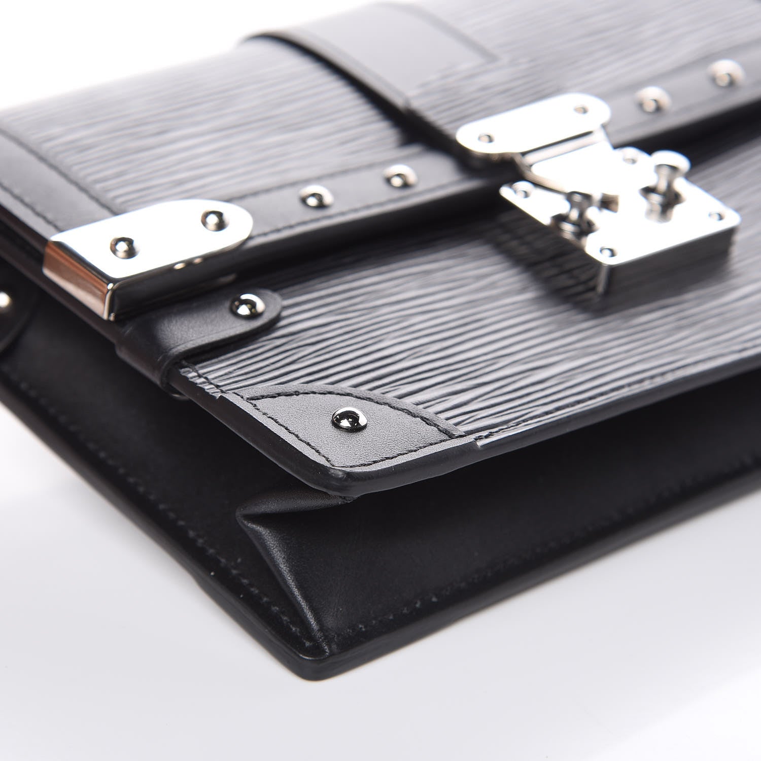 Louis Vuitton Epi Trunk Chain Wallet Black 8 of 12