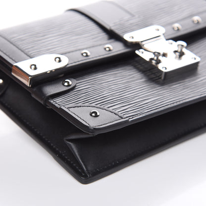 Louis Vuitton Epi Trunk Chain Wallet Black 8 of 12