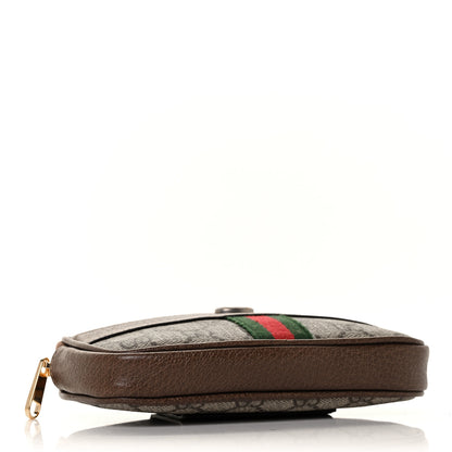 Gucci GG Supreme Monogram Web Ophidia Belted iPhone Case 85 34 Dark Brown 3 of 8