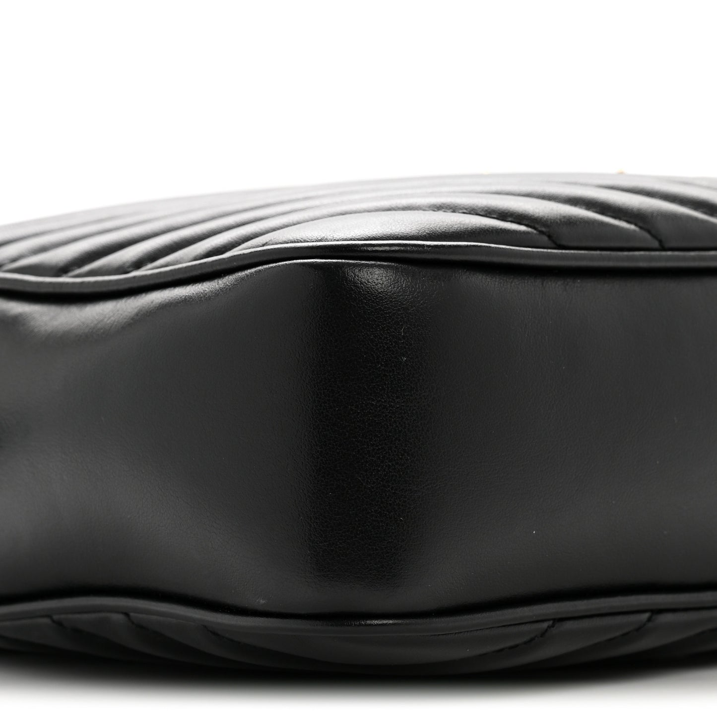 Calfskin Matelasse Monogram Lou Camera Bag Black