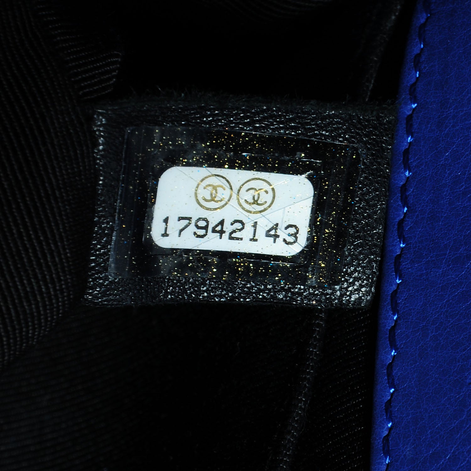 Chanel Calfskin Quilted Medium Boy Flap Blue 6 of 6