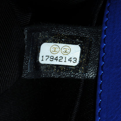 Chanel Calfskin Quilted Medium Boy Flap Blue 6 of 6
