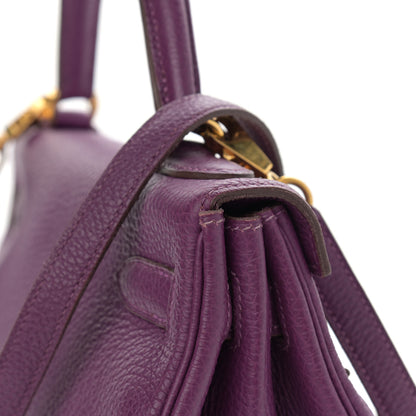 Hermes Togo Kelly Retourne 32 Anemone 14 of 16