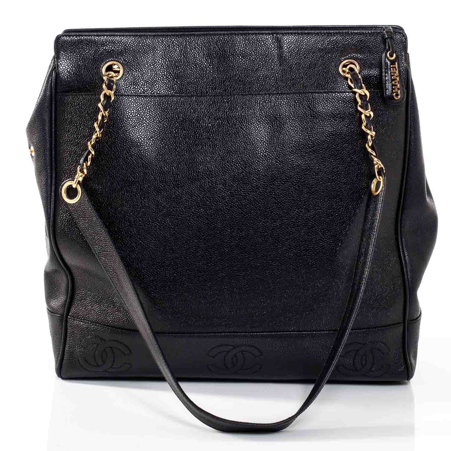 Chanel Caviar Shoulder Bag Black GHW 1 of 10