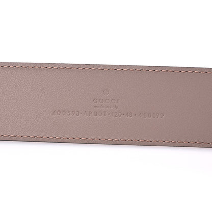 Gucci Calfskin Double G 40mm Belt 120 48 Porcelain Rose 3 of 5